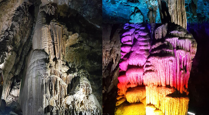 物語がある江原道 自然の驚異 金よ出てこい 旌善画岩洞窟 상세화면 강원관광 일문 江原道の紹介 物語がある江原道