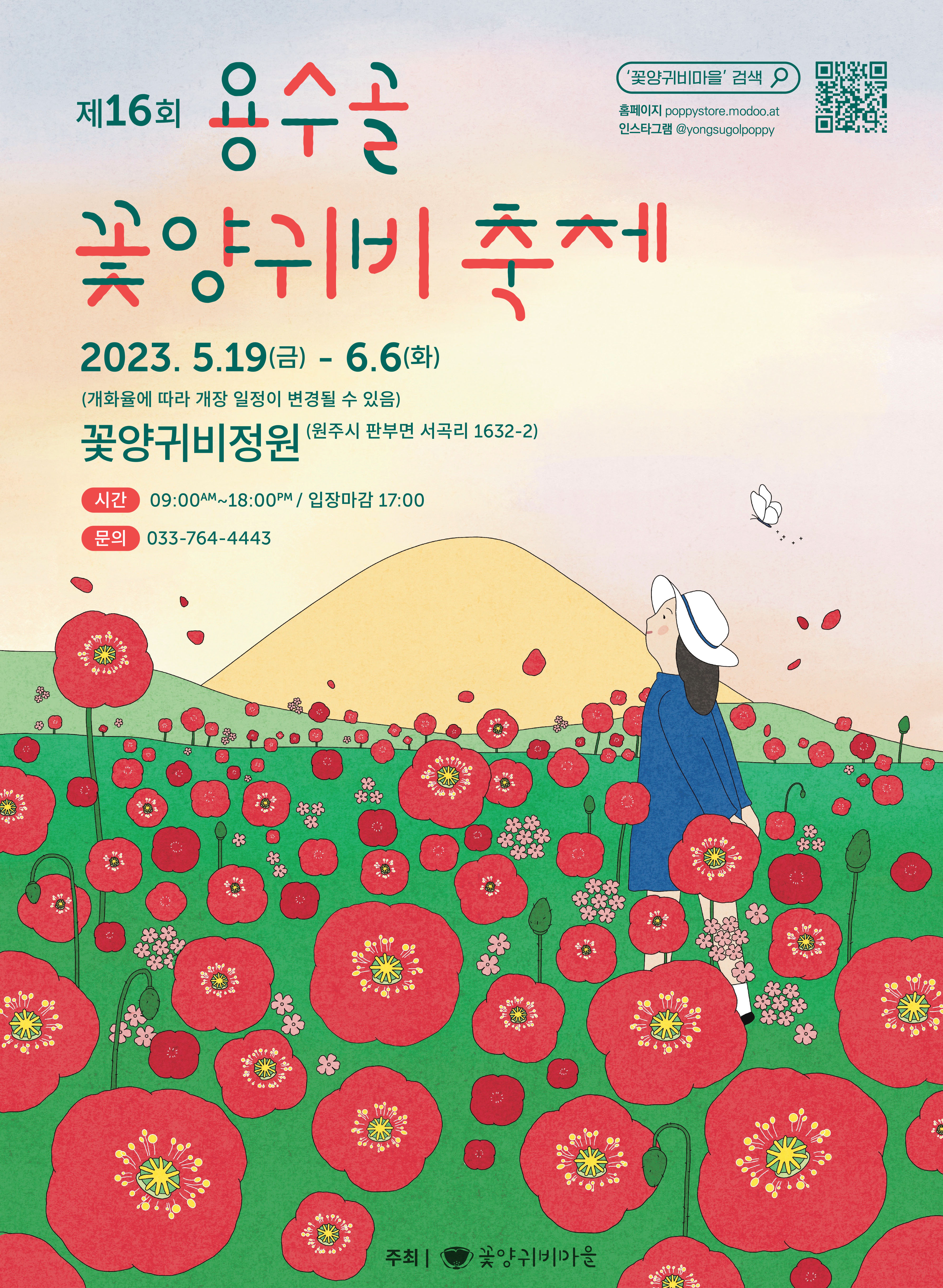 원주 용수골꽃양귀비축제